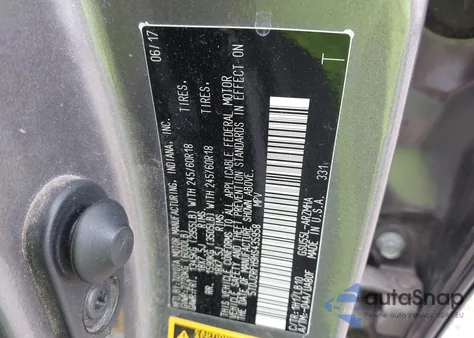 2017 Toyota Highlander Xle из США, поврежденный, VIN 5TDJZRFH9HS435958